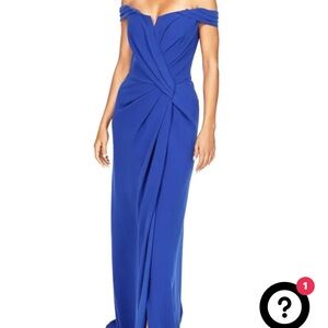 Rene Ruiz off the shoulder gown